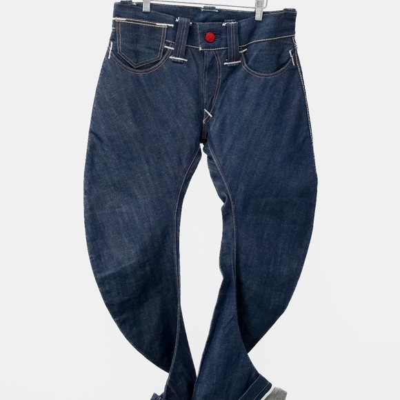 Levi's Red Collection 2007 Raw Denim Bowleg Jeans - Picture 1 of 11